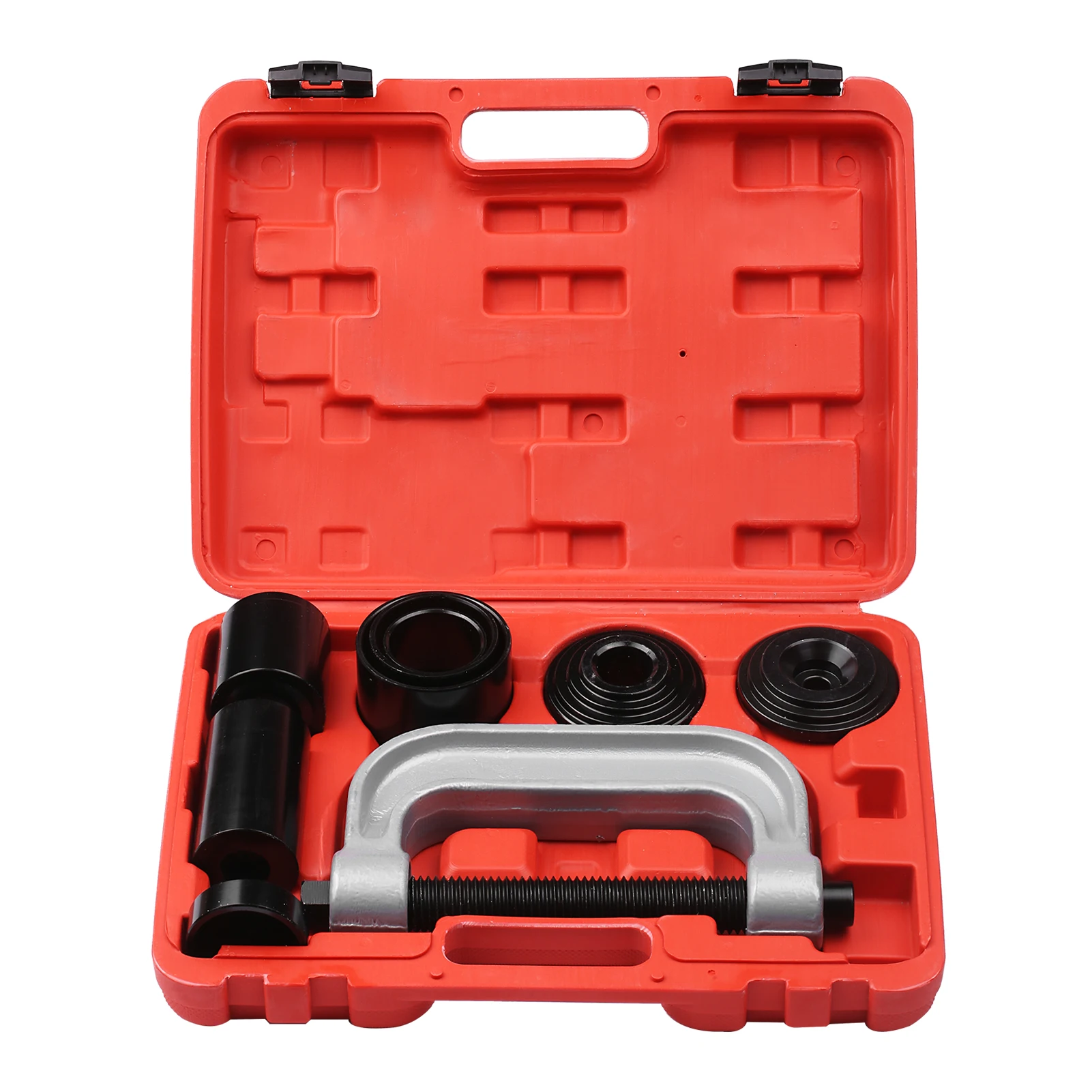 10pcs/lot Heavy Duty Ball Joint Press & U Joint Removal Tool Kit with 4x4 Adapters for Most 2WD and 4WD Cars and Light Trucks
10pcs/lot Heavy Duty Ball Joint Press & U Joint Removal Tool Kit with 4x4 Adapters for Most 2WD and 4WD Cars and Light Trucks