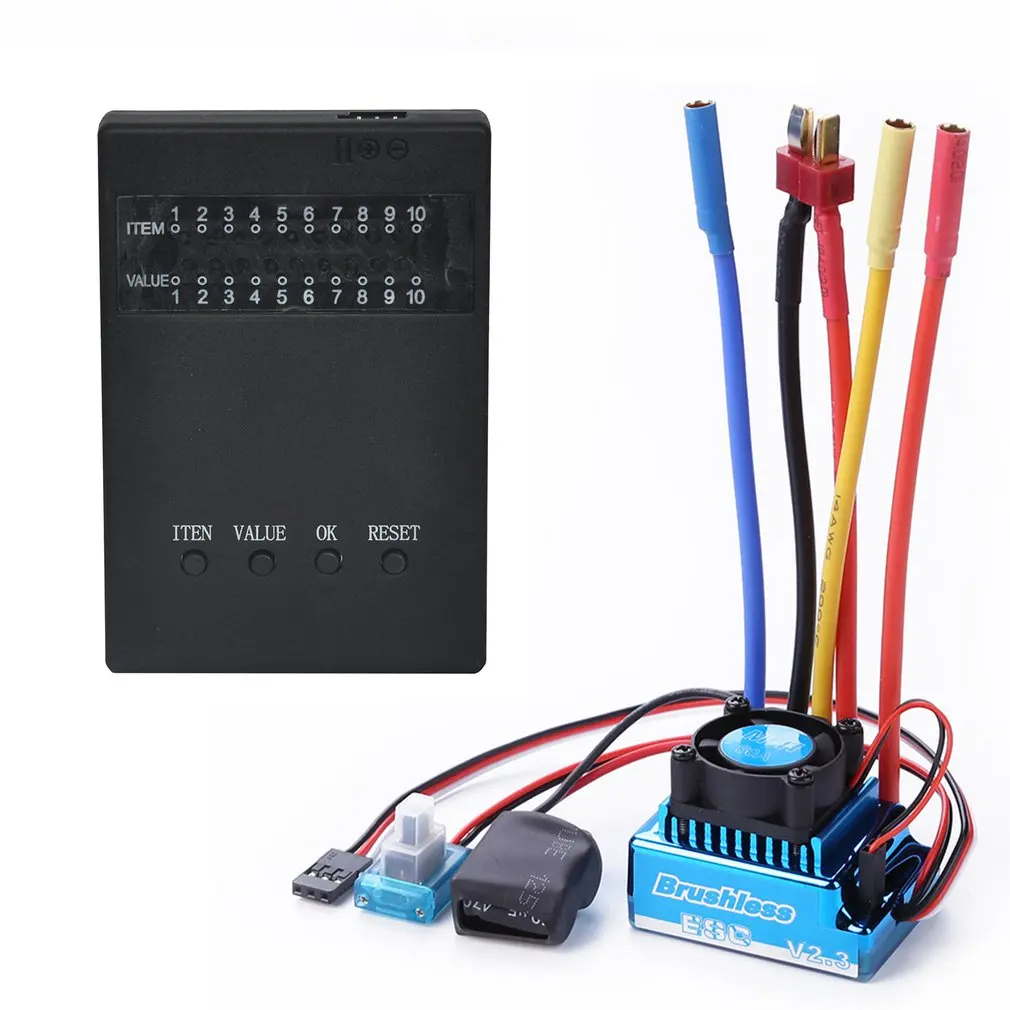 Waterproof Brushless ESC Electric Speed Controller Dust-proof For 1/8 1/10 1/12 RC Car Crawler RC Boat Part
Waterproof Brushless ESC Electric Speed Controller Dust-proof For 1/8 1/10 1/12 RC Car Crawler RC Boat Part