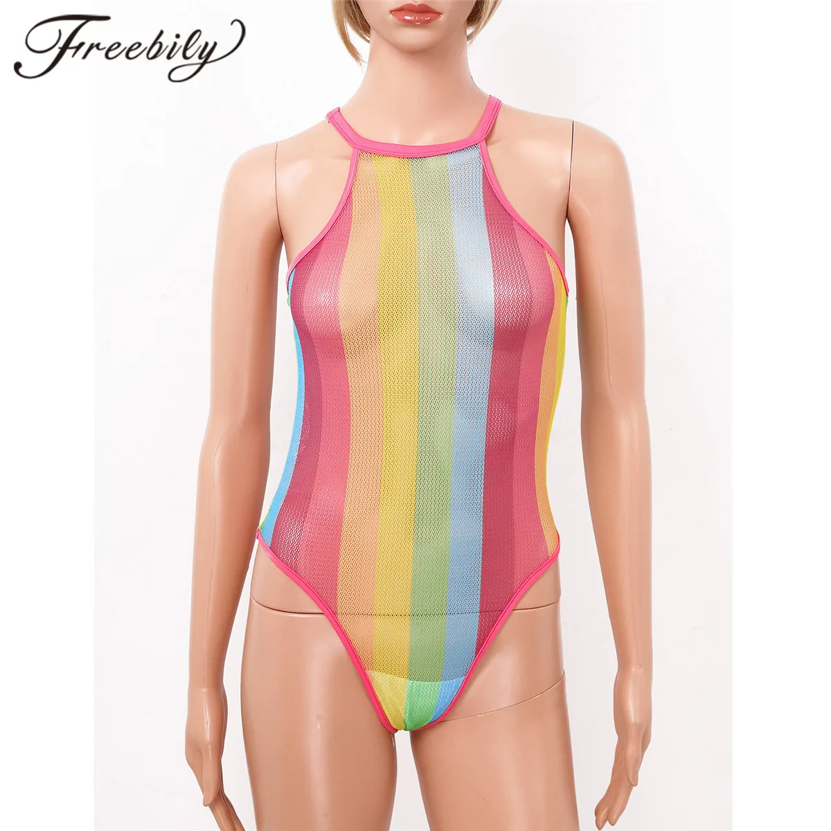 Женский купальник, сексуальный цельный прозрачный ажурный купальник без рукавов в радужную полоску, купальные костюмы бикини пляжный купа...
Женский купальник, сексуальный цельный прозрачный ажурный купальник без рукавов в радужную полоску, купальные костюмы бикини пляжный купа...