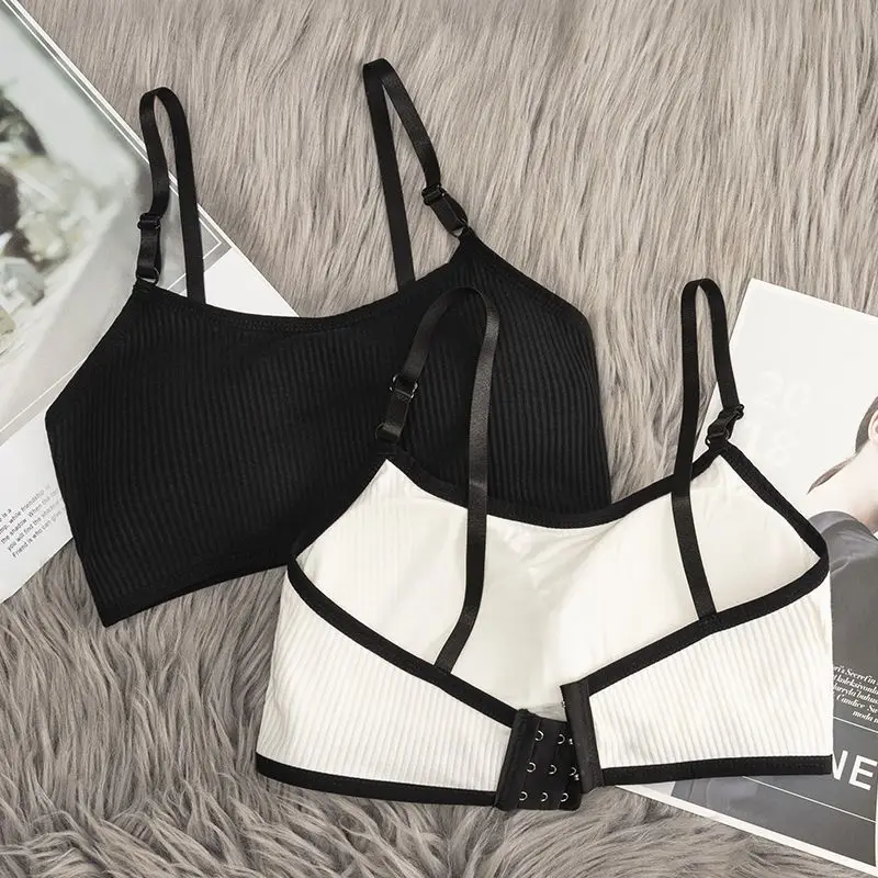 Women's tank top No steel ring underwear thin sexy camisole women Korean girl student bra gathered sweet smooth breathable tops
Women's tank top No steel ring underwear thin sexy camisole women Korean girl student bra gathered sweet smooth breathable tops