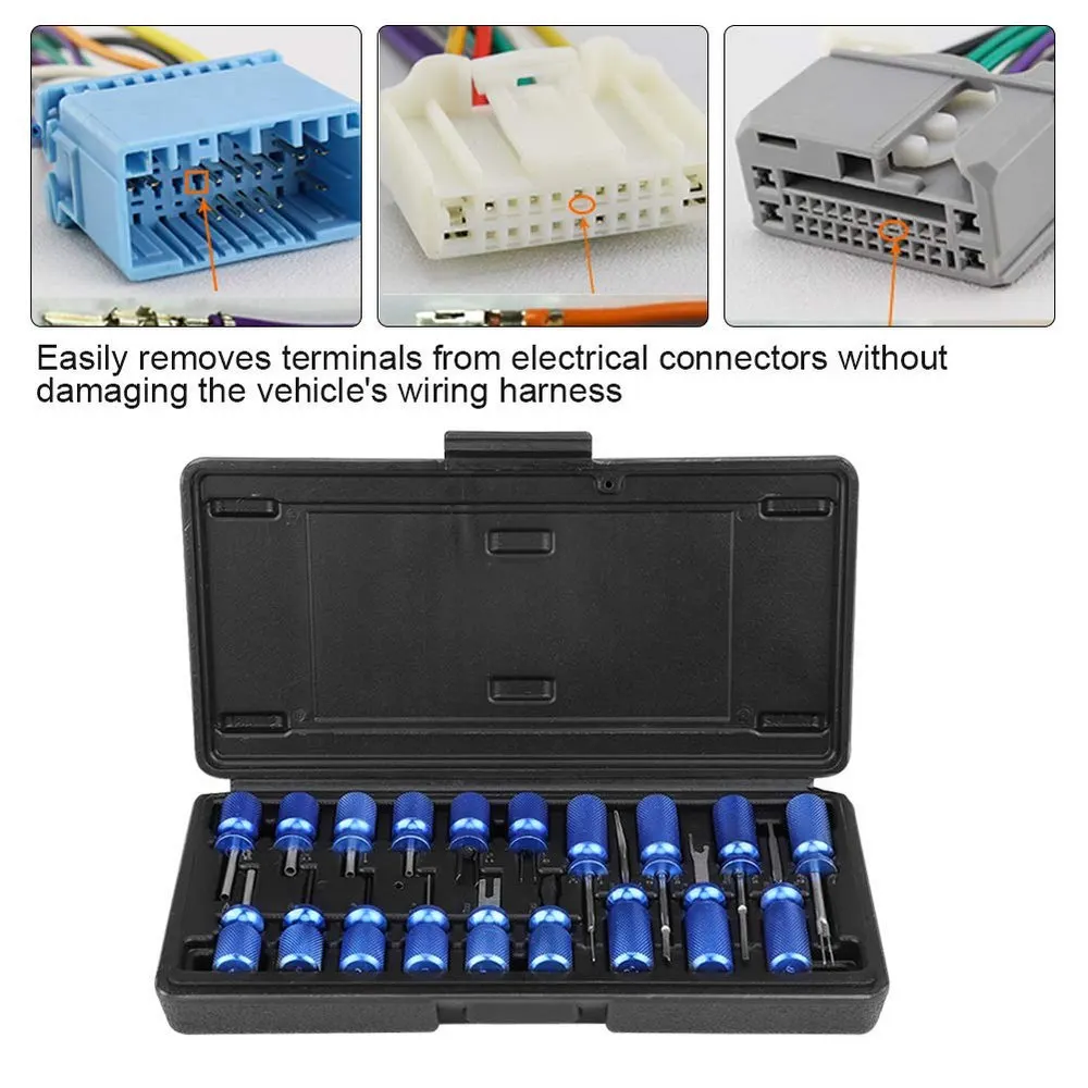 19pcs/ Set Hand Tool Set Car Universal Electrical Terminal Block Release Connector Removal Tool Kit Drill Bit Set New
19pcs/ Set Hand Tool Set Car Universal Electrical Terminal Block Release Connector Removal Tool Kit Drill Bit Set New