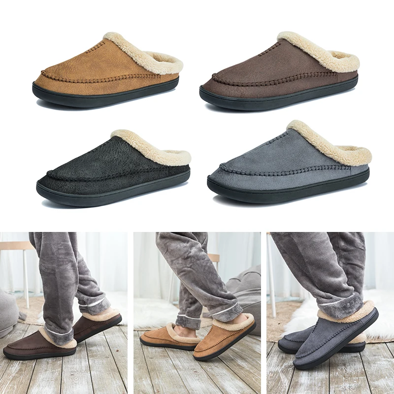 New Men Slippers Winter Big Size 4950 Comfort Warm Slippers For Male Antiskid Short Plush Home Soft Slippers Slip -On Shoes Men
New Men Slippers Winter Big Size 4950 Comfort Warm Slippers For Male Antiskid Short Plush Home Soft Slippers Slip -On Shoes Men