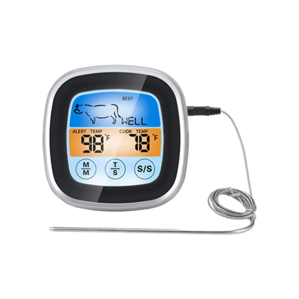 Термометр для приготовления пищи с таймером, 8 режимов и режимов для мгновенного чтения, для духовки, барбекю, сковороды, сладостей, молока, й...
Термометр для приготовления пищи с таймером, 8 режимов и режимов для мгновенного чтения, для духовки, барбекю, сковороды, сладостей, молока, й...