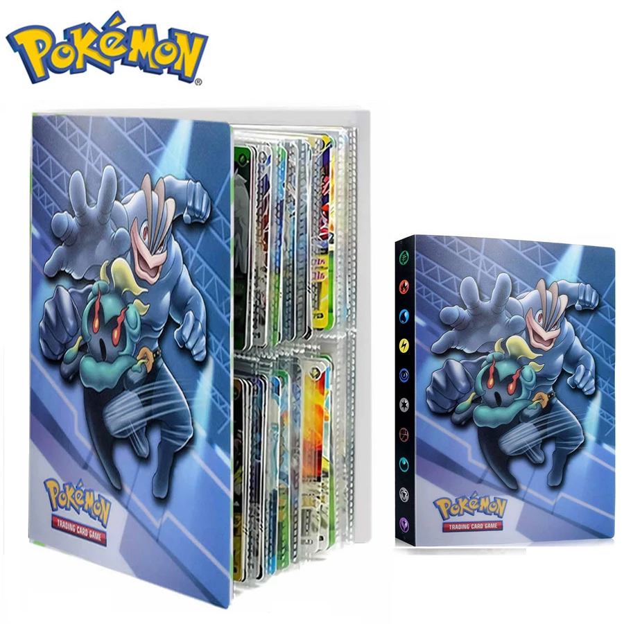 4 Pocket 240 Card Album Pokemon Cards Book Playing Game Liver Pokémon Anime Trainer Map Collectible Holder Folder Kids Toy Gift
4 Pocket 240 Card Album Pokemon Cards Book Playing Game Liver Pokémon Anime Trainer Map Collectible Holder Folder Kids Toy Gift