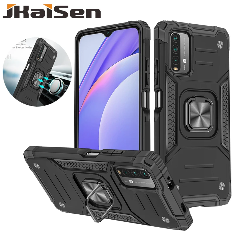 JKaiSen Shockproof Ring Phone Case For Redmi Note 9 Note 9 4G Note 9 5G 2021 Magnetic Bracket Protective Cover For Redmi 9 Power
JKaiSen Shockproof Ring Phone Case For Redmi Note 9 Note 9 4G Note 9 5G 2021 Magnetic Bracket Protective Cover For Redmi 9 Power