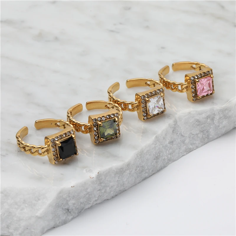 Joolim High End PVD Waterproof White Black Shell Zirconia Rings for Women Stainless Steel Jewelry Wholesale
Joolim High End PVD Waterproof White Black Shell Zirconia Rings for Women Stainless Steel Jewelry Wholesale