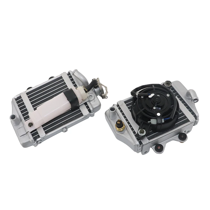 ATV Water Cooling Engine Radiator And Fan Kit Fit For Apollo Zongshen Loncin Lifan 150cc 200cc 250cc Engine Motorcycle Parts
ATV Water Cooling Engine Radiator And Fan Kit Fit For Apollo Zongshen Loncin Lifan 150cc 200cc 250cc Engine Motorcycle Parts