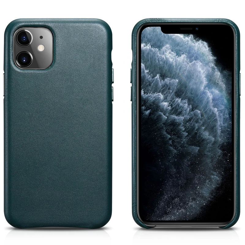 Оригинальный чехол из натуральной воловьей кожи для iPhone 11 Slim iPhone11 Pro телефона