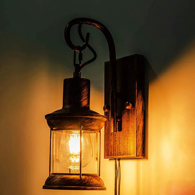 Nordic Mediterranean Retro Vintage Wall Lamp American Country Industrial Style Glass Iron Sconces Loft Stair Farm Indoor Fixture
Nordic Mediterranean Retro Vintage Wall Lamp American Country Industrial Style Glass Iron Sconces Loft Stair Farm Indoor Fixture
