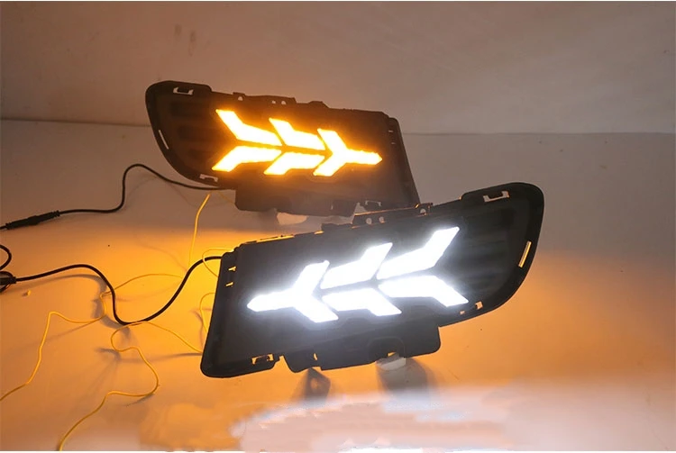 eOsuns led drl daytime running light for Mazda 3 2010-2012 with Dynamic moving yellow turn signal and blue night light
eOsuns led drl daytime running light for Mazda 3 2010-2012 with Dynamic moving yellow turn signal and blue night light