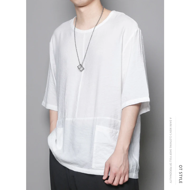 Dark Department of Japan Haren Leisure simple short-sleeved t-shirt fashion brand loose mid-sleeve half-sleeve t-shirt Hong Kong
Dark Department of Japan Haren Leisure simple short-sleeved t-shirt fashion brand loose mid-sleeve half-sleeve t-shirt Hong Kong