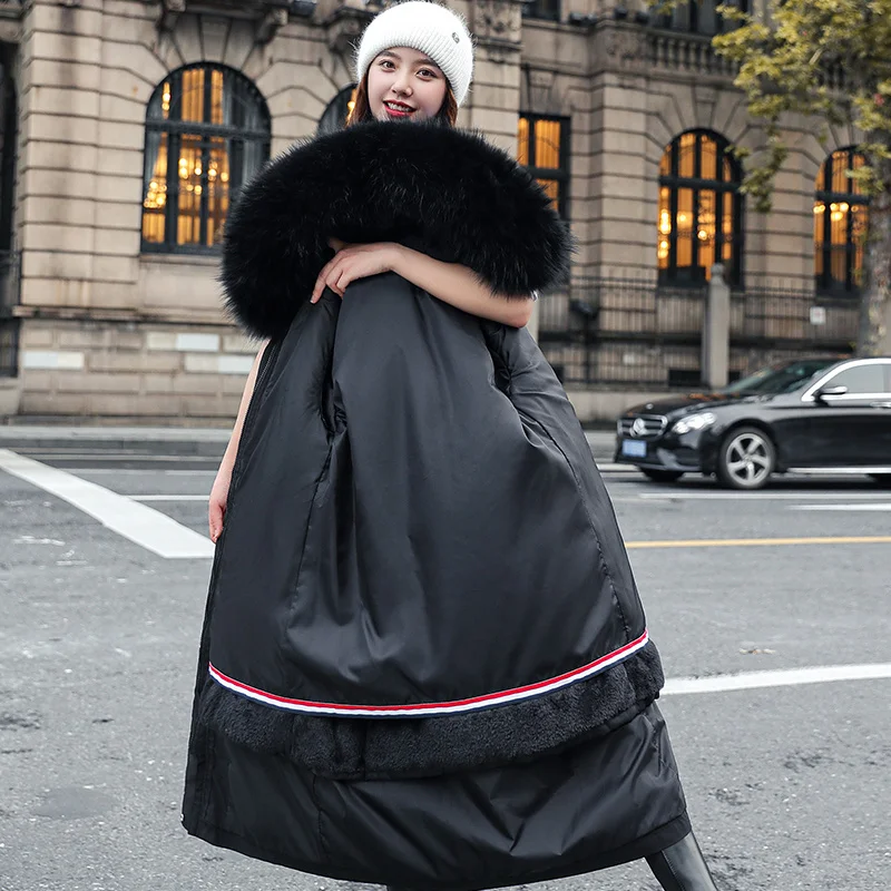 -30 Degrees Snow Wear Long Parkas Winter Jacket Women Fur Hooded Clothing Female Fur Lining Thick Winter Coat Women
-30 Degrees Snow Wear Long Parkas Winter Jacket Women Fur Hooded Clothing Female Fur Lining Thick Winter Coat Women