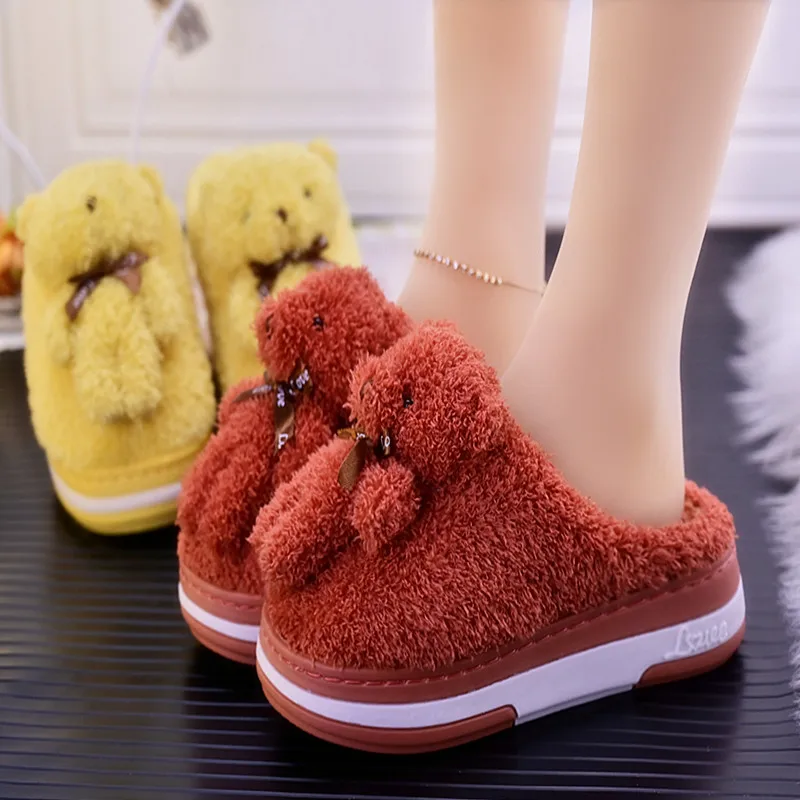 New Women Home Cotton Shoes 2021 Thick Platform Winter Warm House Slippers Cartoon Soft Non-slip Indoor Bedroom Women's Footwear
New Women Home Cotton Shoes 2021 Thick Platform Winter Warm House Slippers Cartoon Soft Non-slip Indoor Bedroom Women's Footwear