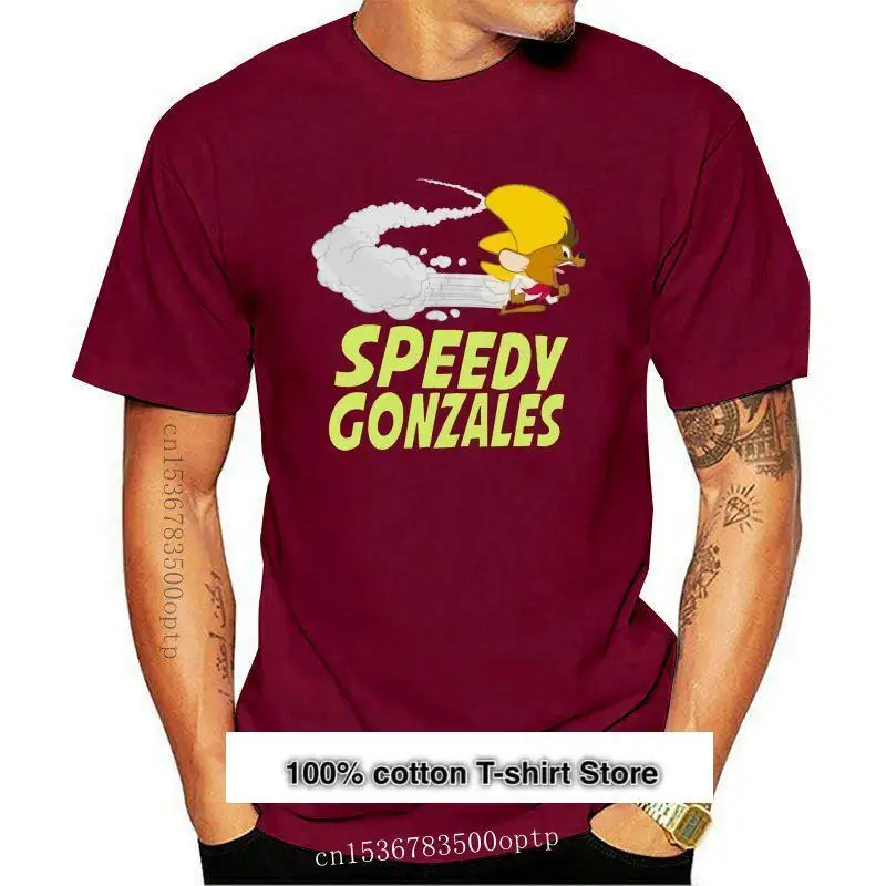 Camiseta de dibujos animados para hombre, ropa de la vieja escuela, Speedy, Eduardo, color negro, tallas S a 5XL, novedad
Camiseta de dibujos animados para hombre, ropa de la vieja escuela, Speedy, Eduardo, color negro, tallas S a 5XL, novedad