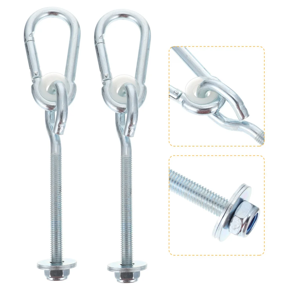 1 Pair Swing Carabiner Hooks Stainless Steel Suspension Hooks Hammock Hanging Buckles Outdoor Swing Connector
1 Pair Swing Carabiner Hooks Stainless Steel Suspension Hooks Hammock Hanging Buckles Outdoor Swing Connector