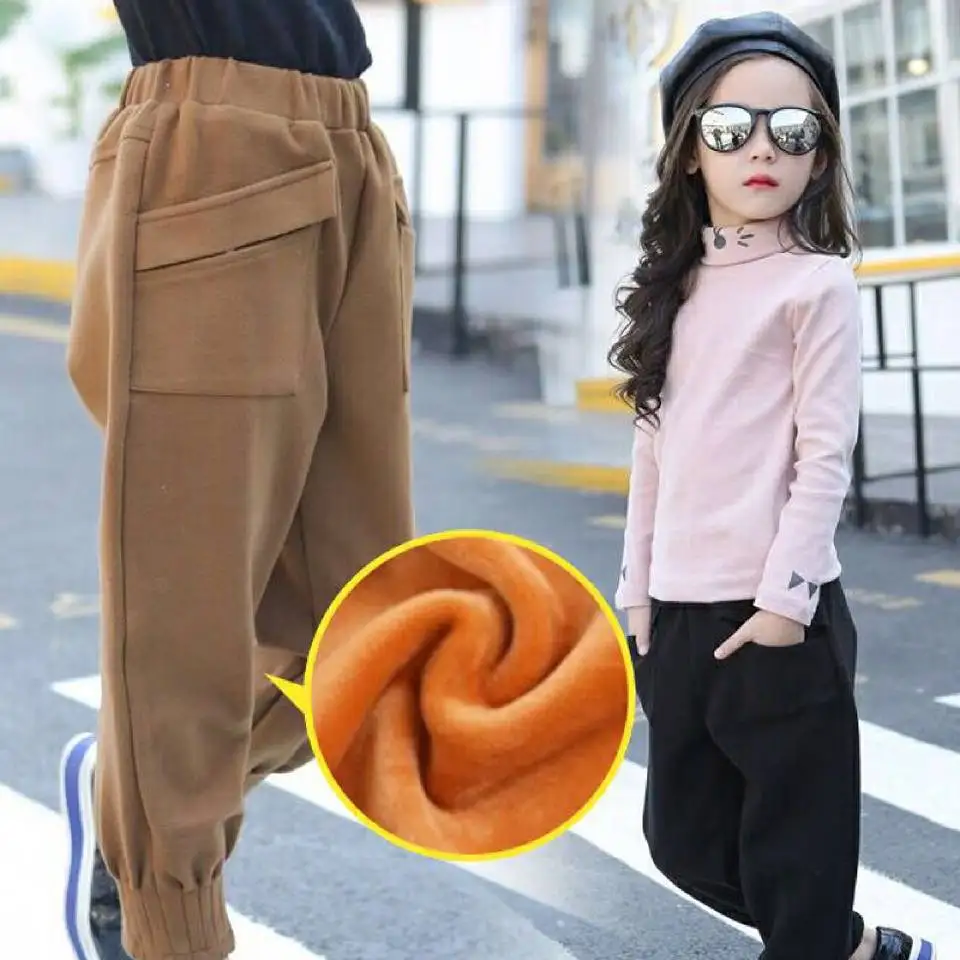 Height For 100~150CM Kids Winter Girls Plus Velvet Trousers Children Casual Pants For Baby Girl Trouser Girls Solid Color Pants
Height For 100~150CM Kids Winter Girls Plus Velvet Trousers Children Casual Pants For Baby Girl Trouser Girls Solid Color Pants