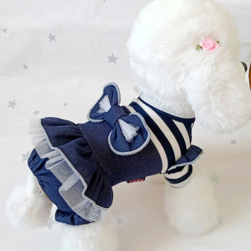Cute Pet Dog Jumpsuits Overalls Puppy Dress Style Clothes For Small Dogs Lace Bow Hoodies Spring/Autumn Chihuahua Poodle
Cute Pet Dog Jumpsuits Overalls Puppy Dress Style Clothes For Small Dogs Lace Bow Hoodies Spring/Autumn Chihuahua Poodle