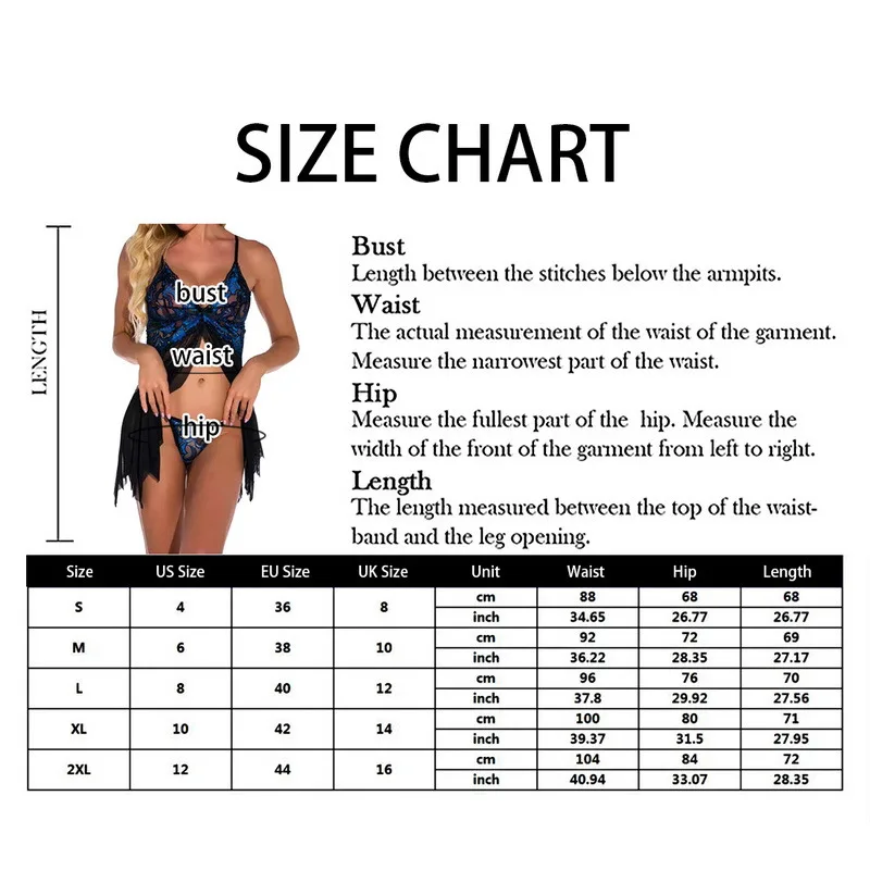 Ladies 2-piece Lace Sexy Temptation Suspender Skirt Pajamas Set Comfortable High Quality Night Skirt Panties Home Service
Ladies 2-piece Lace Sexy Temptation Suspender Skirt Pajamas Set Comfortable High Quality Night Skirt Panties Home Service
