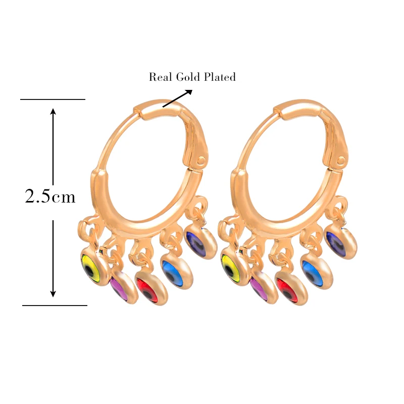 SINLEERY Turkey Evil Eye Round hoop earrings Gold Color Earrings For Women Woman earring earrings 2021 trend ES108 SSK
SINLEERY Turkey Evil Eye Round hoop earrings Gold Color Earrings For Women Woman earring earrings 2021 trend ES108 SSK