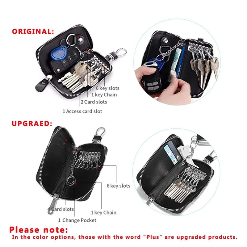 X7YA Car Key Case Leather Car Key Holder Car Key Fob Key Fob Holder Key Case for Car Keys with Metal Hook Key Fob Protector
X7YA Car Key Case Leather Car Key Holder Car Key Fob Key Fob Holder Key Case for Car Keys with Metal Hook Key Fob Protector