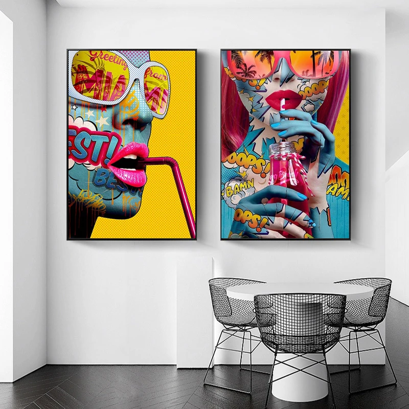 Abstract Graffiti Cool Girl Oil Painting Canvas Art Prints And Poster Wall Painting For Livingroom Home Decoration Mural Gift
Abstract Graffiti Cool Girl Oil Painting Canvas Art Prints And Poster Wall Painting For Livingroom Home Decoration Mural Gift