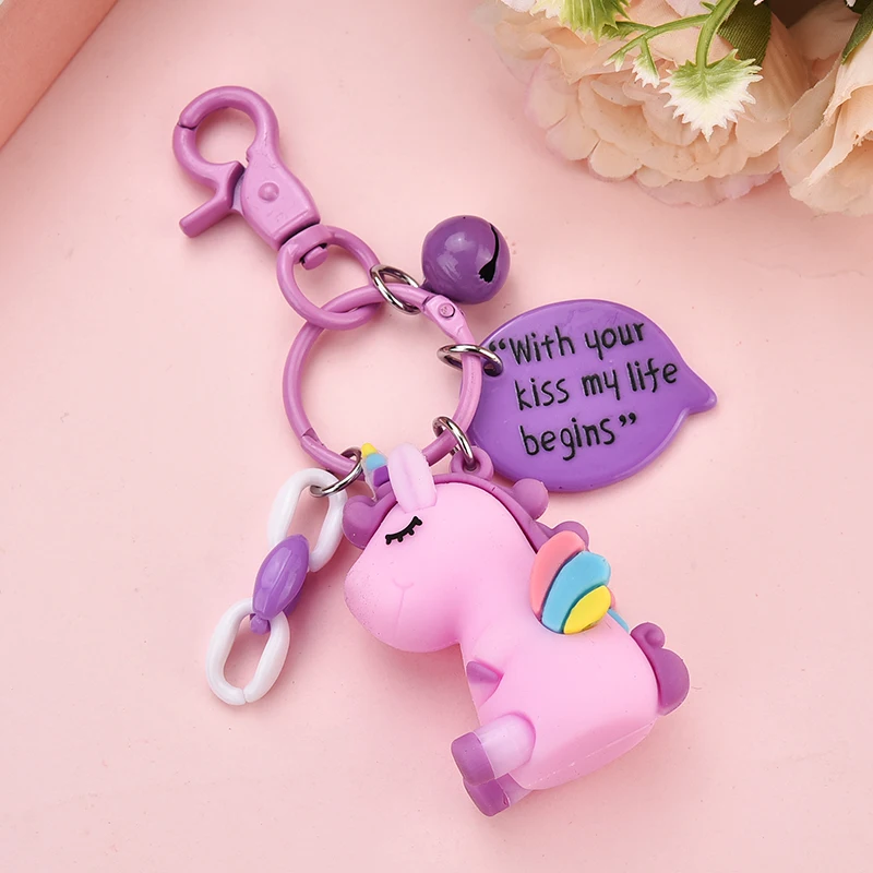 Fashion Colorful Unicorns Key Chain Doll Key Ring Gift For Women Bag Pendant Keychains Jewelry Porte Clef EH046
Fashion Colorful Unicorns Key Chain Doll Key Ring Gift For Women Bag Pendant Keychains Jewelry Porte Clef EH046