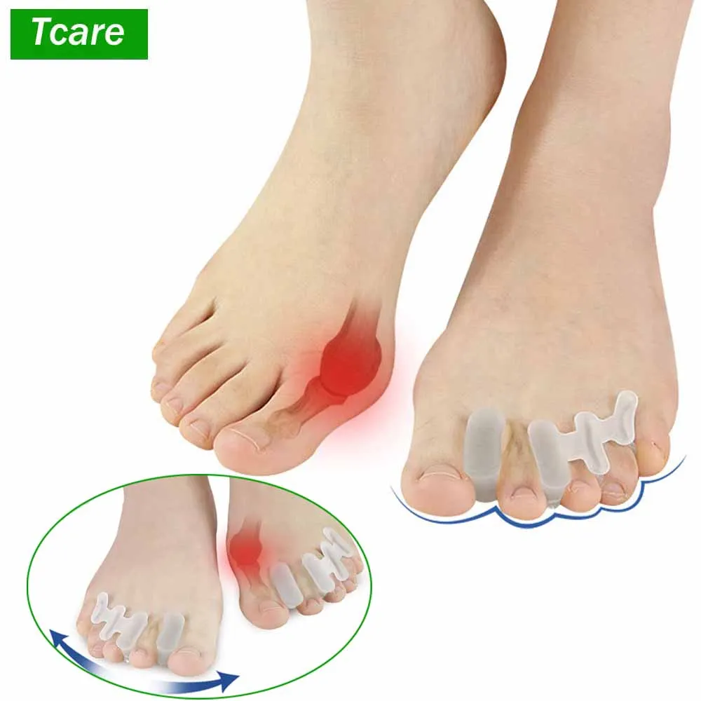 Tcare Gel Bunion Corrector Relief Protector Toe Straightener with Natural Treat Pain Hallux Valgus for Five Toes Joint Easy Wear
Tcare Gel Bunion Corrector Relief Protector Toe Straightener with Natural Treat Pain Hallux Valgus for Five Toes Joint Easy Wear