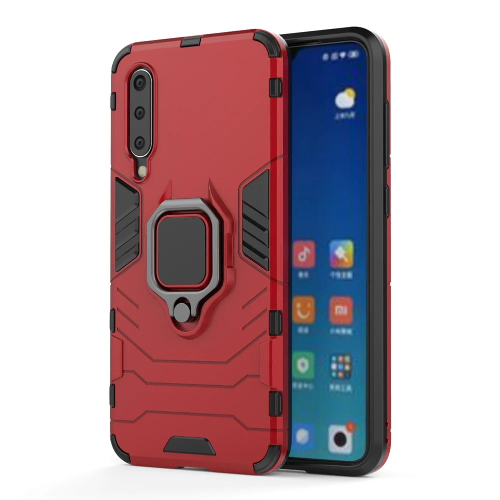 Роскошный магнитный металлический кольцевой чехол для Xiaomi Redmi Note 7 mi 8 Lite