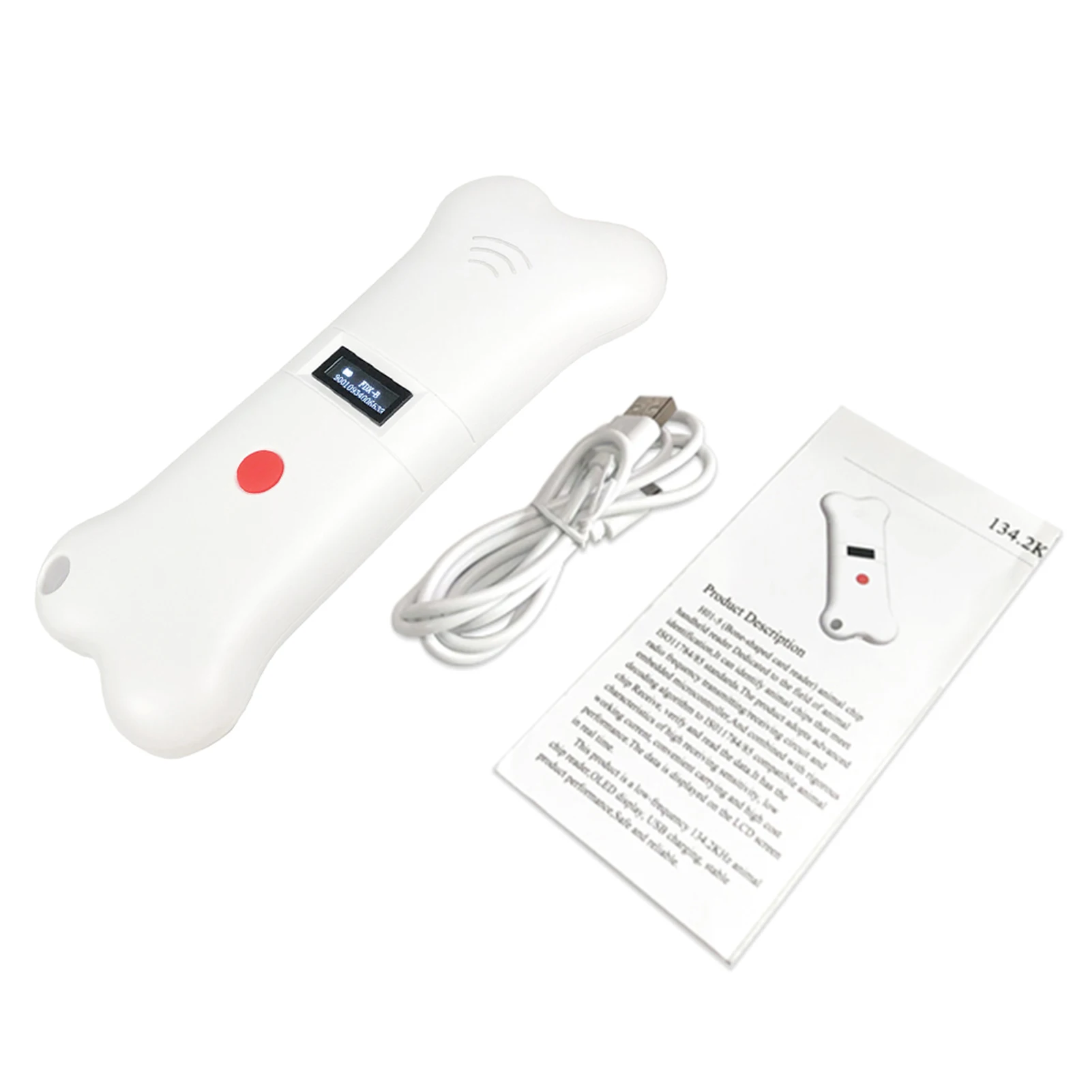 Pet ID Reader Scanner ISO11784/85 Standard Animal ID Recognizer Home OLED Display Dogs Validator reader handheld pet microchip
Pet ID Reader Scanner ISO11784/85 Standard Animal ID Recognizer Home OLED Display Dogs Validator reader handheld pet microchip