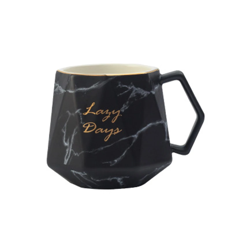 Mug Scandinavian Style Creative Marble Pattern Simple Ceramic Mug Diamond Shaped Mug Tea Breakfast Office Coffee Cup B20099
Mug Scandinavian Style Creative Marble Pattern Simple Ceramic Mug Diamond Shaped Mug Tea Breakfast Office Coffee Cup B20099