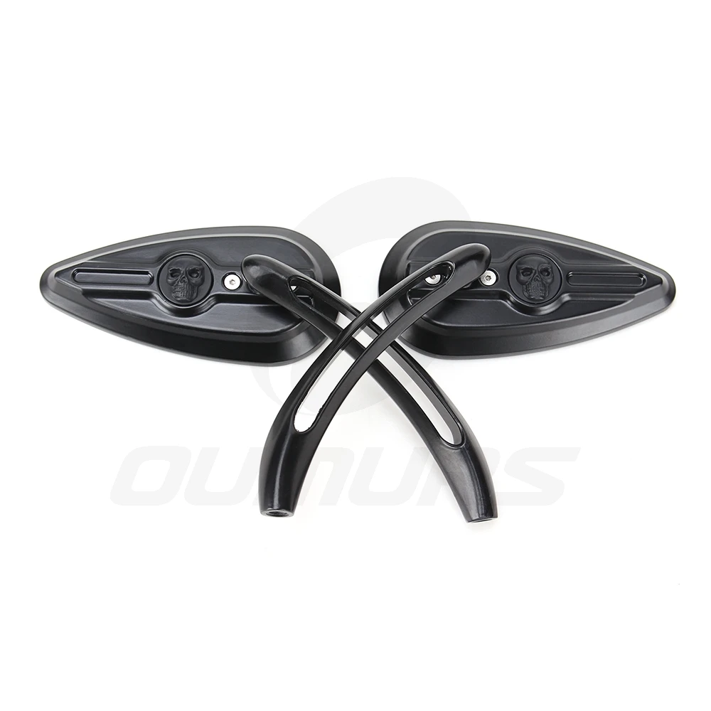OUMURS Motorcycle Skull Skeleton Rearview Side Mirrors Black Aluminum For Harley Dyna Sportster Street Road Glide Softail
OUMURS Motorcycle Skull Skeleton Rearview Side Mirrors Black Aluminum For Harley Dyna Sportster Street Road Glide Softail