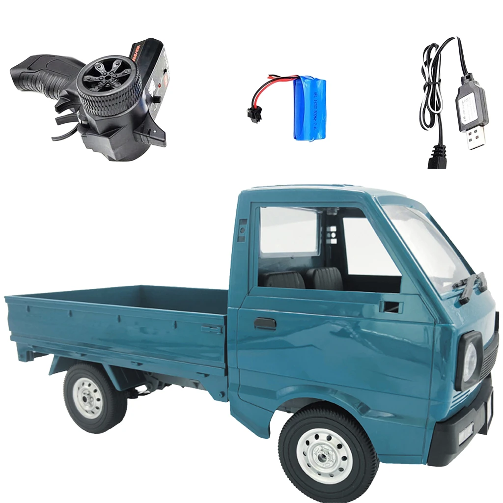 WPL D12 RC Semi Pickup Truck 1/10 Remote Control Simulation 4WD Off-Road Crawler Car With Rear View Mirror RC Hobby Toys
WPL D12 RC Semi Pickup Truck 1/10 Remote Control Simulation 4WD Off-Road Crawler Car With Rear View Mirror RC Hobby Toys