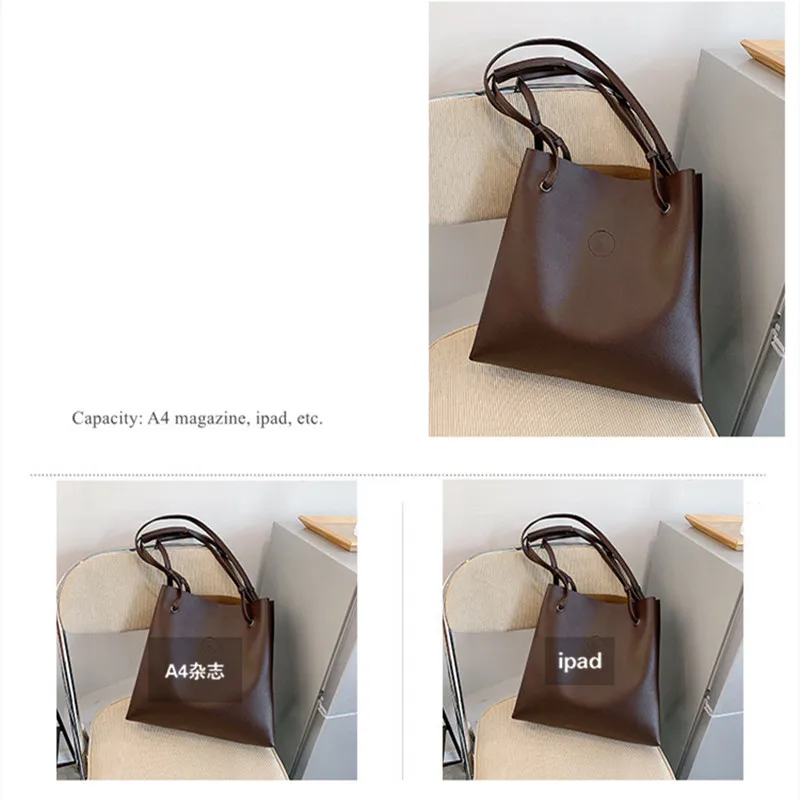 2021 High Quality Shoulder Bags Fashion Simple Tote Bags Luxury Daily PU Leather Solid Color Handbags for Women Wholesale Price
2021 High Quality Shoulder Bags Fashion Simple Tote Bags Luxury Daily PU Leather Solid Color Handbags for Women Wholesale Price