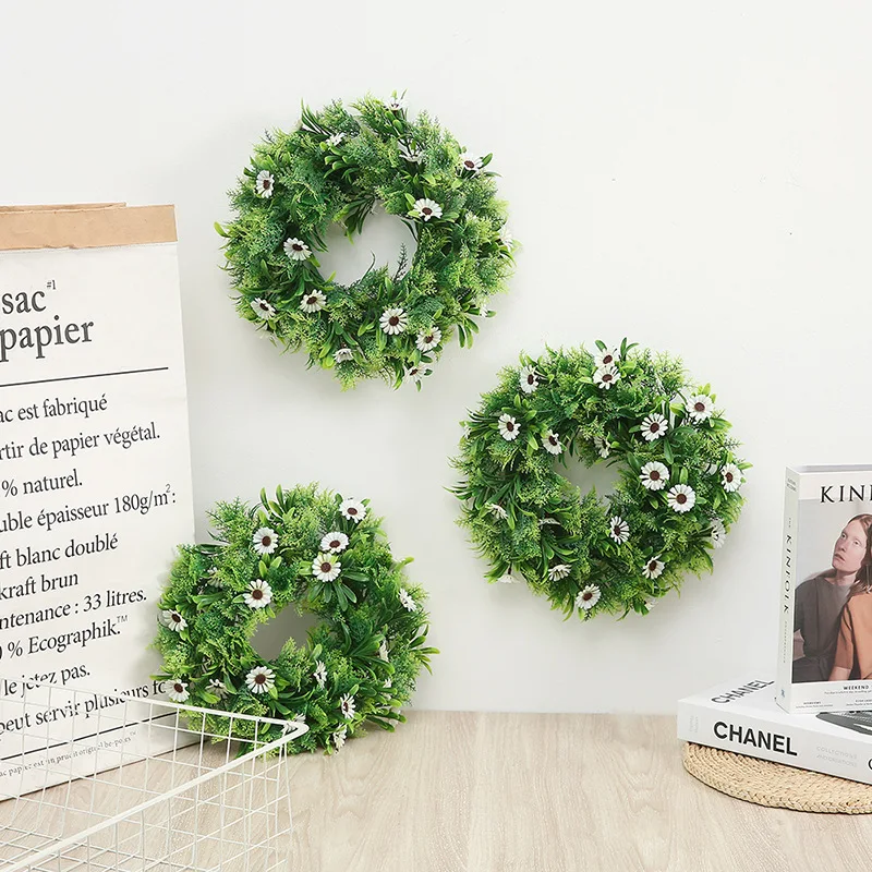 Artificial Green Plants, 30cm Diameter Daisy Garland Ornaments, Home Living Room Door Lintel Wall Decoration Plastic Flower DIY
Artificial Green Plants, 30cm Diameter Daisy Garland Ornaments, Home Living Room Door Lintel Wall Decoration Plastic Flower DIY