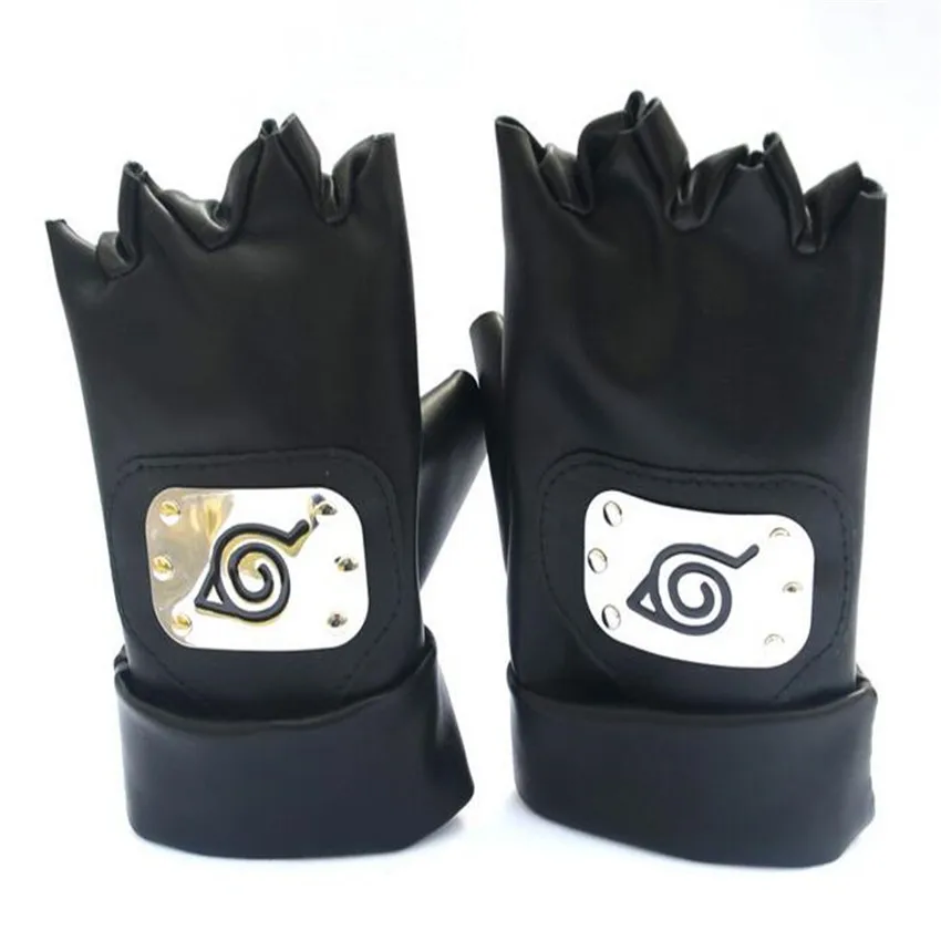 

Anime Hatake Kakashi Gloves Cosplay Costumes Accessories Kakashi Mittens Anime Apparel Around Props Ninja Hand Gear