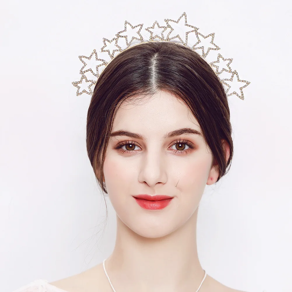 Korean rhinestone headband headdress star crown hairpin birthday party crown daily wild headband hair accessorie for women tiara
Korean rhinestone headband headdress star crown hairpin birthday party crown daily wild headband hair accessorie for women tiara