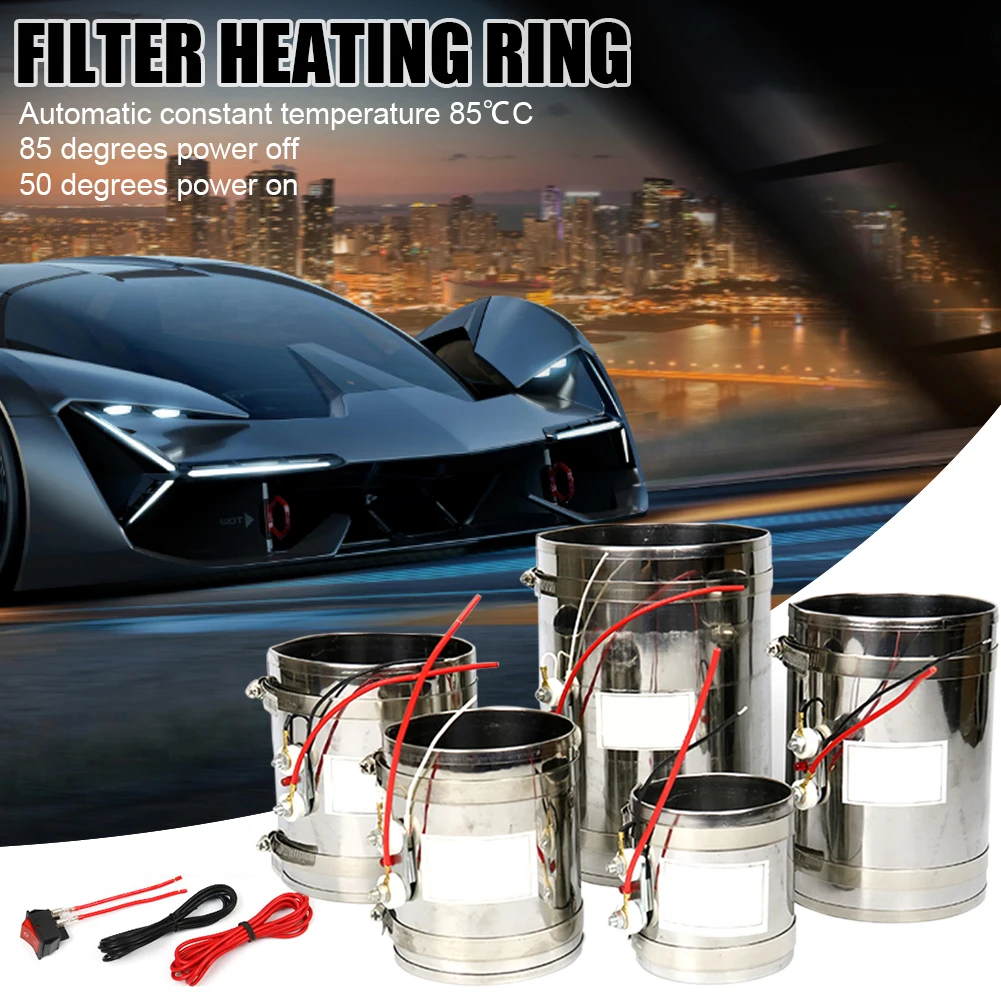 Diesel Filter Heater 12V 24V 120W Automatic Constant Temperature For Car Pickup Truck Diesel Filter Element Eelectric Heating
Diesel Filter Heater 12V 24V 120W Automatic Constant Temperature For Car Pickup Truck Diesel Filter Element Eelectric Heating