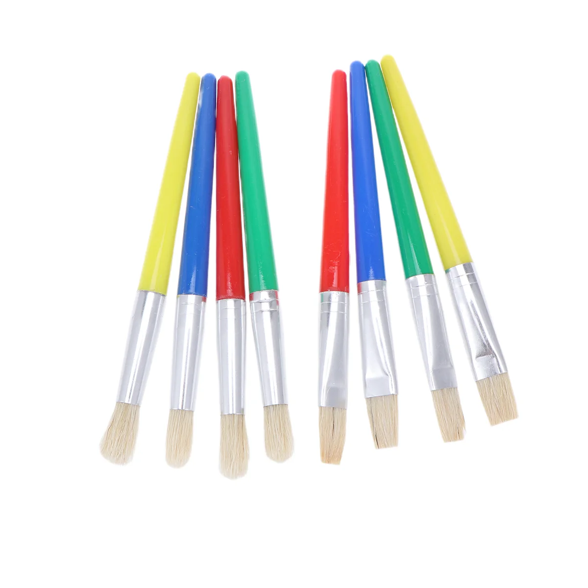 8Pcs Set DIY Painting Brushes Children's Paint Brushes Kids Paint Brush Set for Beginner Painting Practice (4Pcs Flat Head and
8Pcs Set DIY Painting Brushes Children's Paint Brushes Kids Paint Brush Set for Beginner Painting Practice (4Pcs Flat Head and