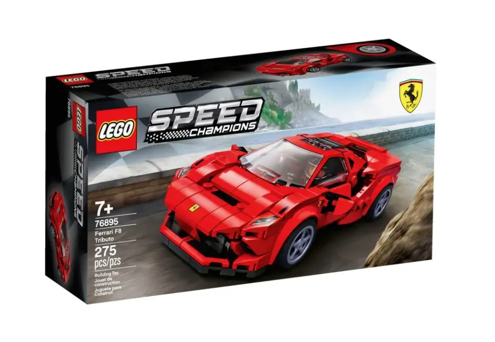 Lego 76895 скоростные чемпионы Ferrari F8 отличный подарок на день рождения детские