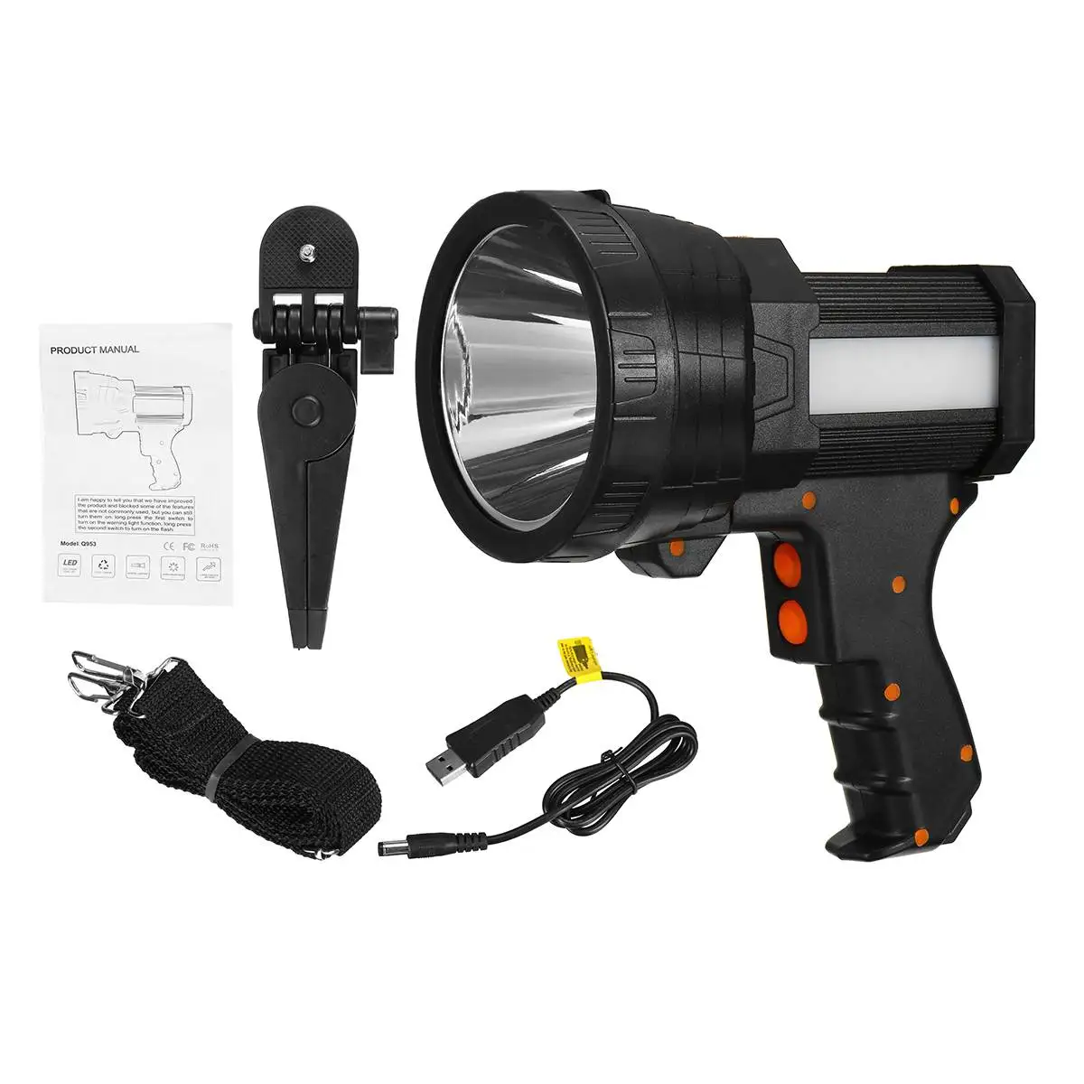 6000LM Rechargeable Powerful Flashlight Lantern LED Flash Light Portable Lighting Searchlight Work Light Spotlight Floodling
6000LM Rechargeable Powerful Flashlight Lantern LED Flash Light Portable Lighting Searchlight Work Light Spotlight Floodling