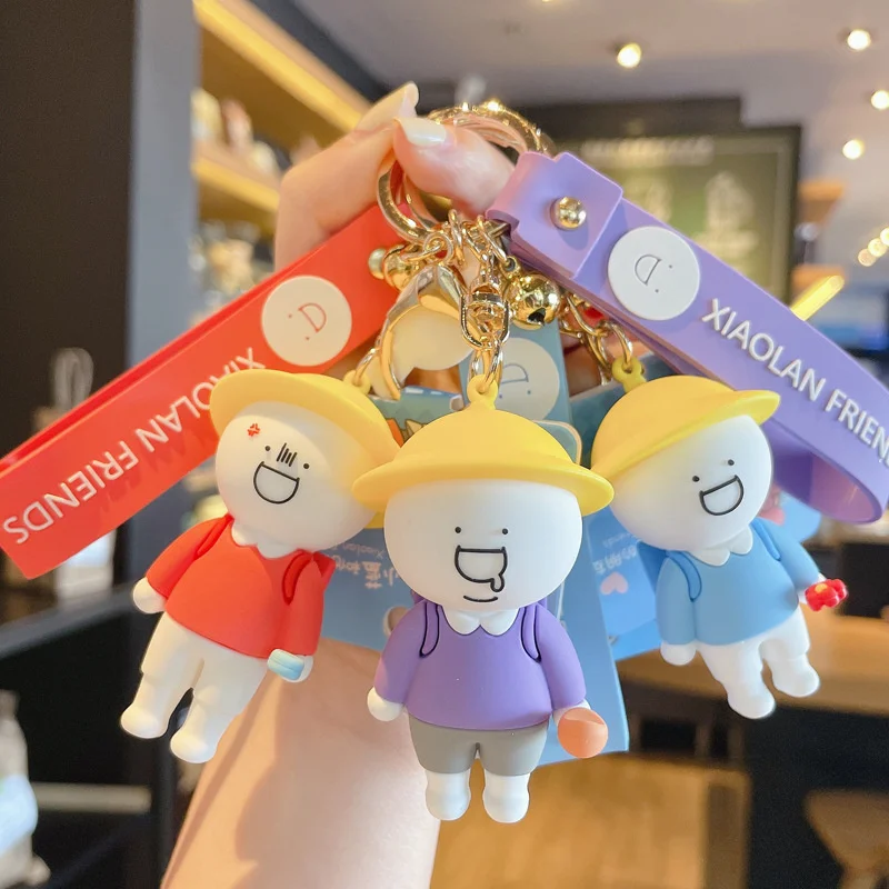 New cartoon cartoon keychain doll couple bag pendant car key chain creative pendant gift jewelry wholesale
New cartoon cartoon keychain doll couple bag pendant car key chain creative pendant gift jewelry wholesale