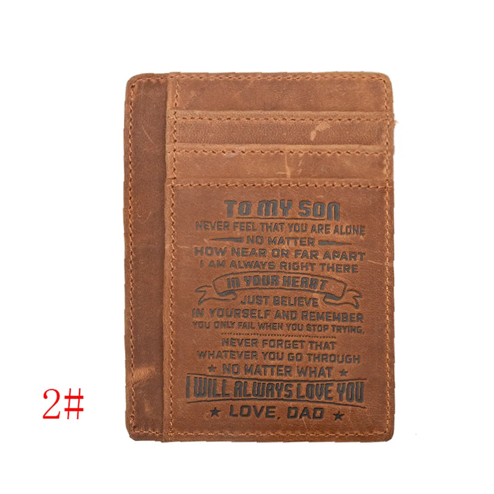 RFID Blocking Genuine Leather Wallet Vintage Slim Multi Slot Thin ID Credit Bank Business Card Cover Holder Coin Purse Money Bag
RFID Blocking Genuine Leather Wallet Vintage Slim Multi Slot Thin ID Credit Bank Business Card Cover Holder Coin Purse Money Bag