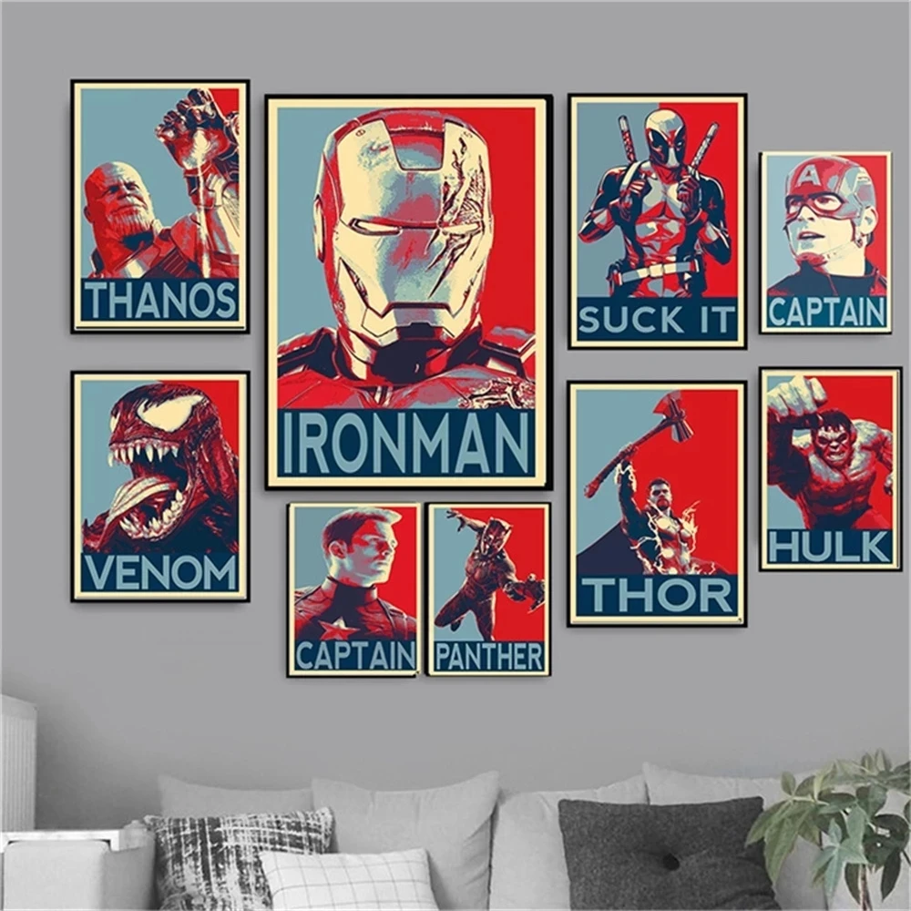 Framework Classic Marvel Iron Man Movie Canvas Paintings Wall Art Vintage Home Decor Poster Prints Modular Pictures Modern Gift
Framework Classic Marvel Iron Man Movie Canvas Paintings Wall Art Vintage Home Decor Poster Prints Modular Pictures Modern Gift