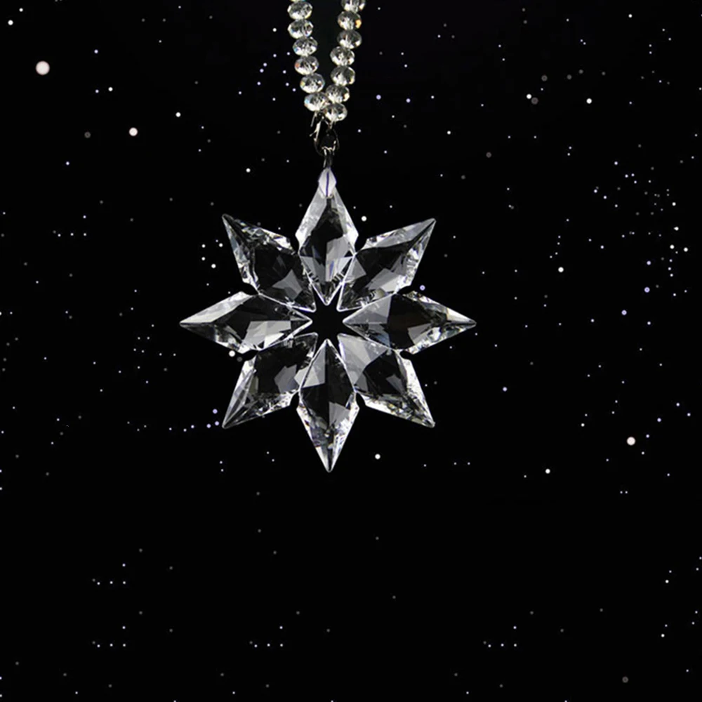 Transparent Crystal Snowflakes Car Pendant Decoration Ornaments Sun Catcher Snowflake Hanging Trim Accessories Christmas Gifts
Transparent Crystal Snowflakes Car Pendant Decoration Ornaments Sun Catcher Snowflake Hanging Trim Accessories Christmas Gifts
