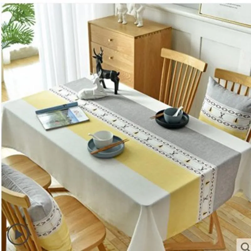 Fashion Tablecloth Waterproof Oilproof Thick Rectangular Wedding Dining Table Cover Tea Cloth
Fashion Tablecloth Waterproof Oilproof Thick Rectangular Wedding Dining Table Cover Tea Cloth