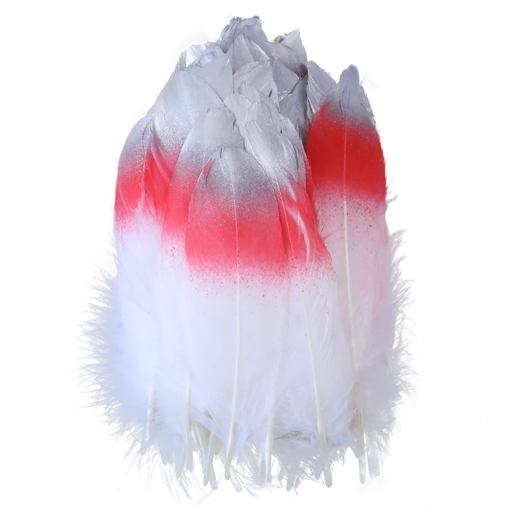 10PCS Dip Silver Goose Feather Gradient Natural Swan White Feathers 15-20cm Jewelry Making Diy Decoration Accessories Plumes
10PCS Dip Silver Goose Feather Gradient Natural Swan White Feathers 15-20cm Jewelry Making Diy Decoration Accessories Plumes