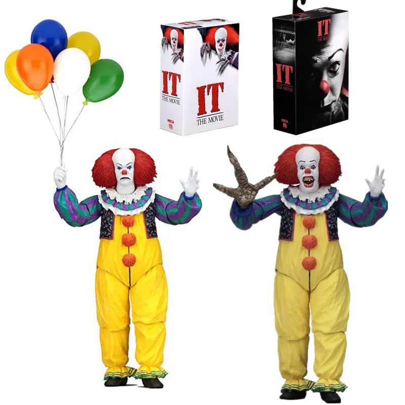 В наличии NECA Pennywise Joker, фигурка клоуна из ПВХ, Коллекционная модель игрушки gfit 18 см
В наличии NECA Pennywise Joker, фигурка клоуна из ПВХ, Коллекционная модель игрушки gfit 18 см
