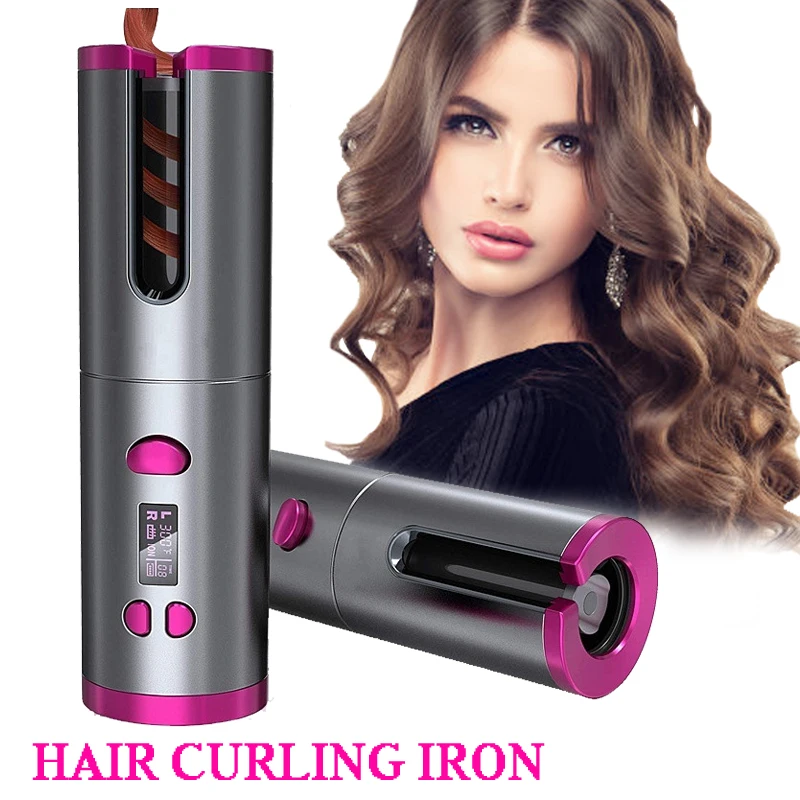 Automatic Hair Curler Auto Ceramic Wireless Curling Iron Hair Waver Tongs Beach Waves Iron Curling Wand Air Curler USB GH1
Automatic Hair Curler Auto Ceramic Wireless Curling Iron Hair Waver Tongs Beach Waves Iron Curling Wand Air Curler USB GH1