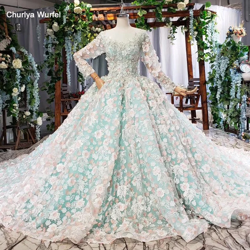 HTL826 Light Blue Evening Dress Long Sleeve Flower Round Neck Green Evening Dress Pink Gown For Bride Vestidos Formales 2021
HTL826 Light Blue Evening Dress Long Sleeve Flower Round Neck Green Evening Dress Pink Gown For Bride Vestidos Formales 2021