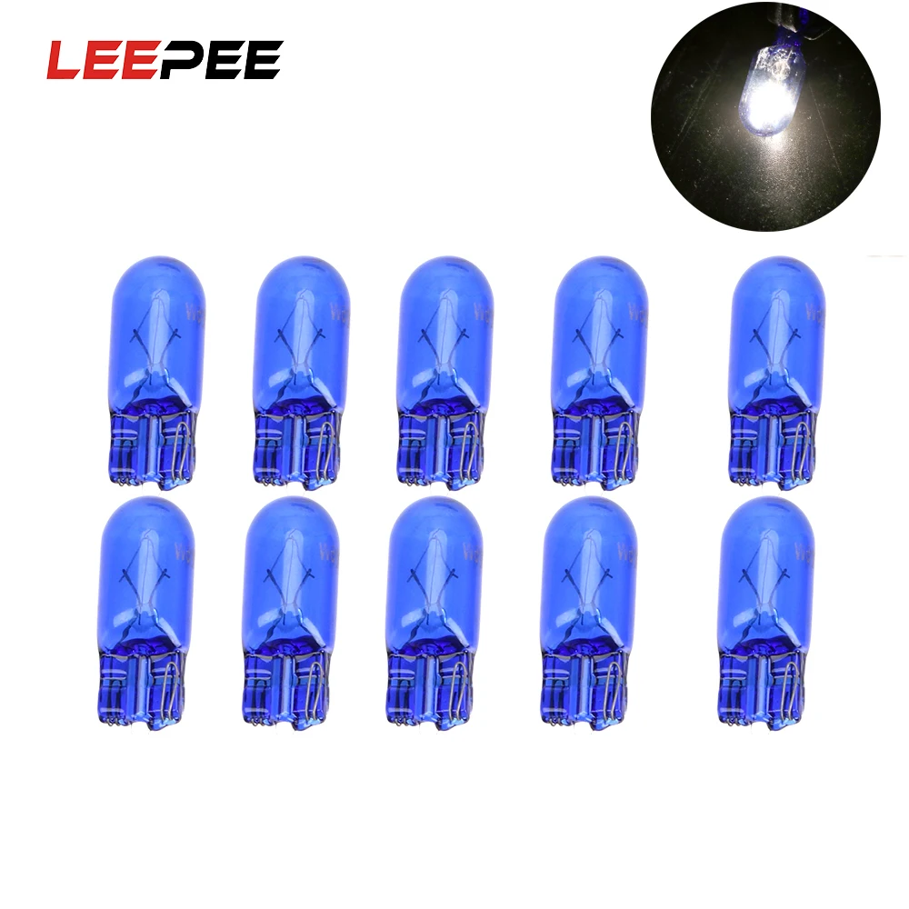 LEEPEE 10 шт./компл. T10 W5W 12В 5 Вт 168 на танкетке галогенная белый Цвет Автомобильная сигнальная лампа инструмент светильник салона Чтение светиль... 
LEEPEE 10 шт./компл. T10 W5W 12В 5 Вт 168 на танкетке галогенная белый Цвет Автомобильная сигнальная лампа инструмент светильник салона Чтение светиль...